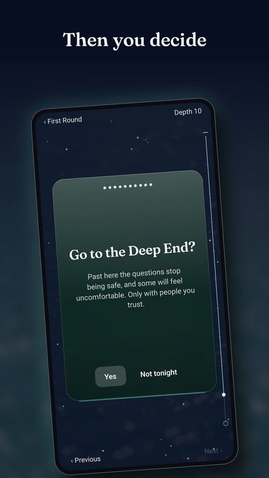 The Deep End gate: Go to the Deep End?
